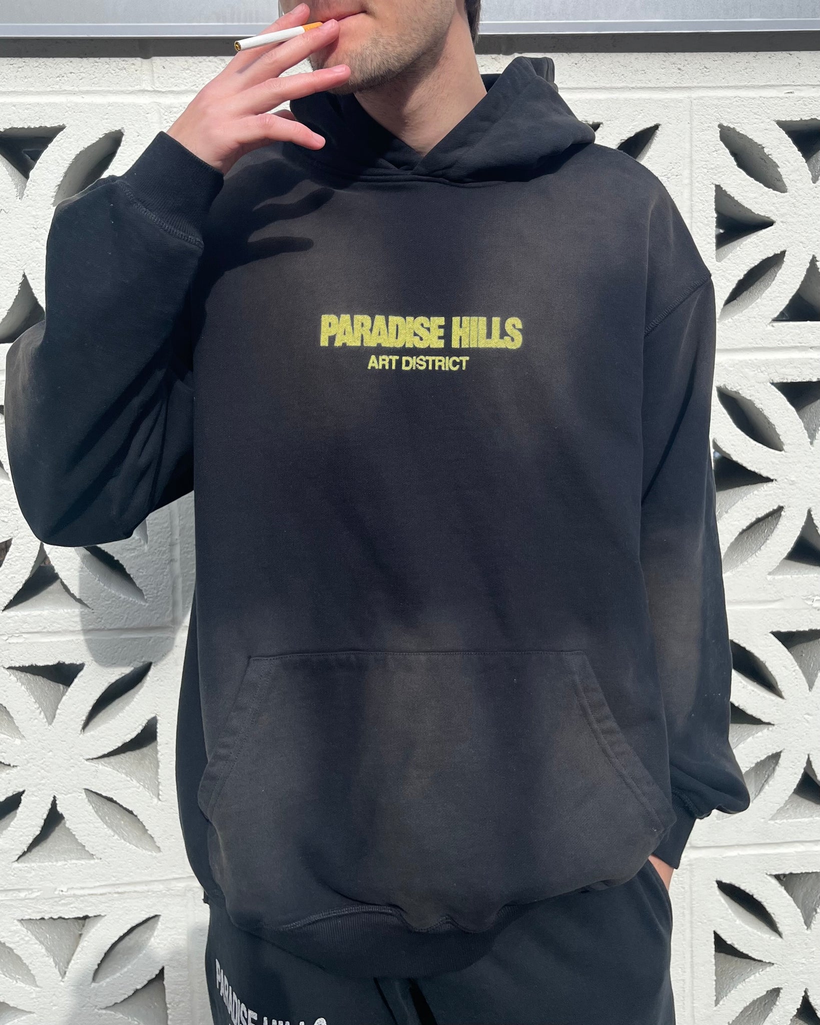 TELL ME THAT YOU LOVE ME SUNFADED HOODIE