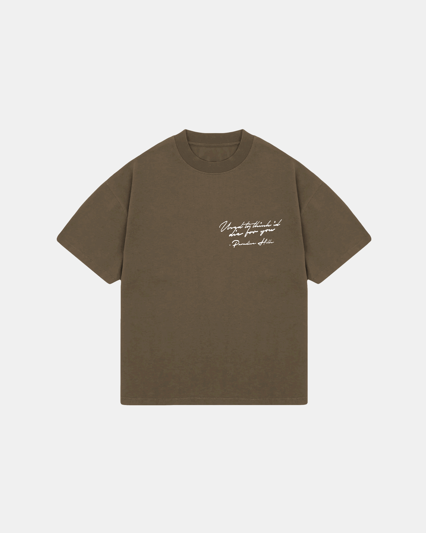 SCRIPT TEE - MOCHA – PARADISE HILLS™